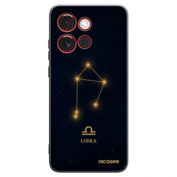 Picasee Motorola Edge 60 Neo 5G Hülle - Schwarzes Silikon - LIBRA