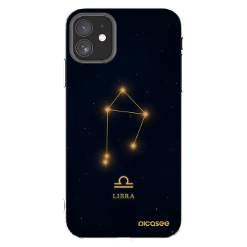 Picasee Apple iPhone 11 Hülle - Transparentes Silikon - LIBRA