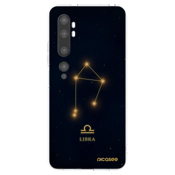 Picasee Xiaomi Mi Note 10 (Pro) Hülle - Transparentes Silikon - LIBRA