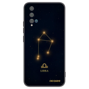 Picasee Huawei Nova 5T Hülle - Schwarzes Silikon - LIBRA