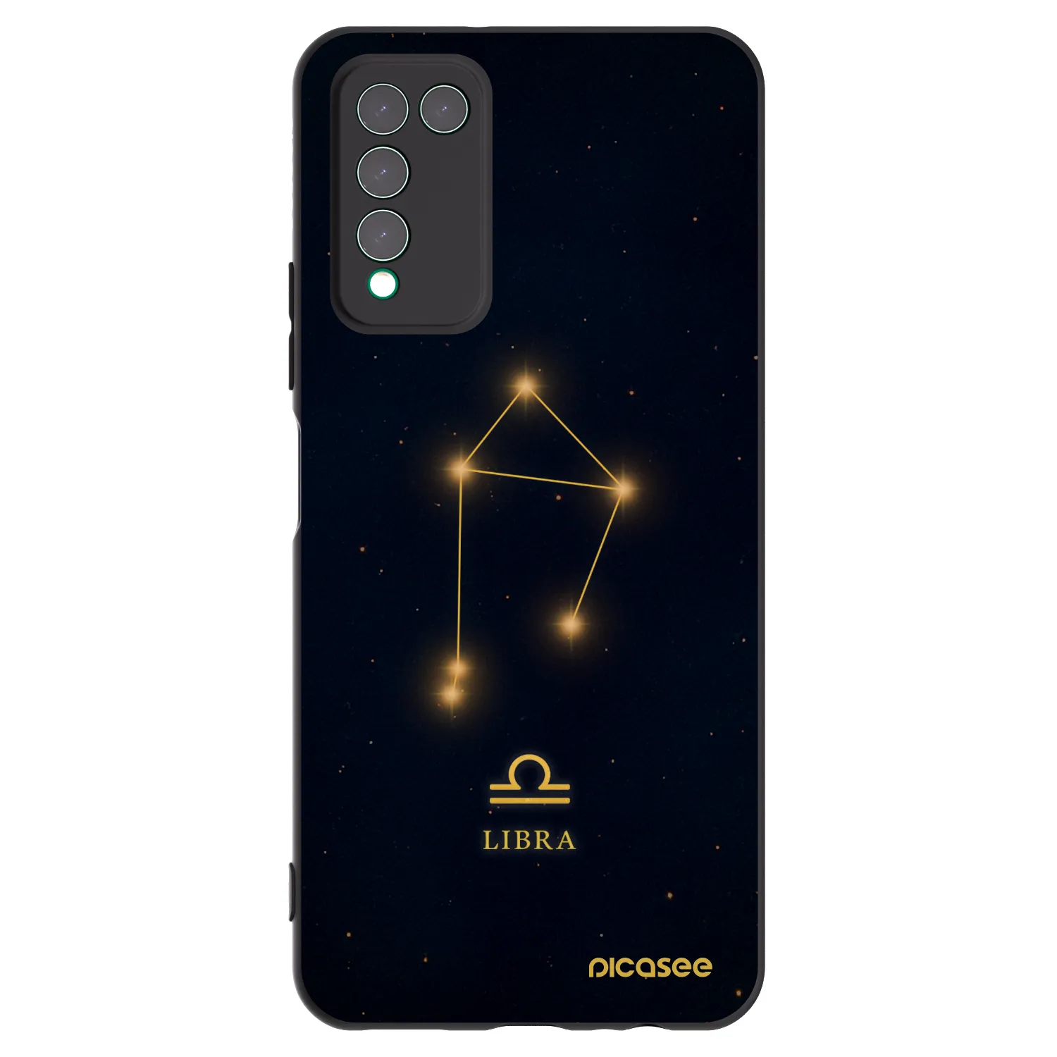 Picasee Honor 10X Lite Hülle - Schwarzes Silikon - LIBRA