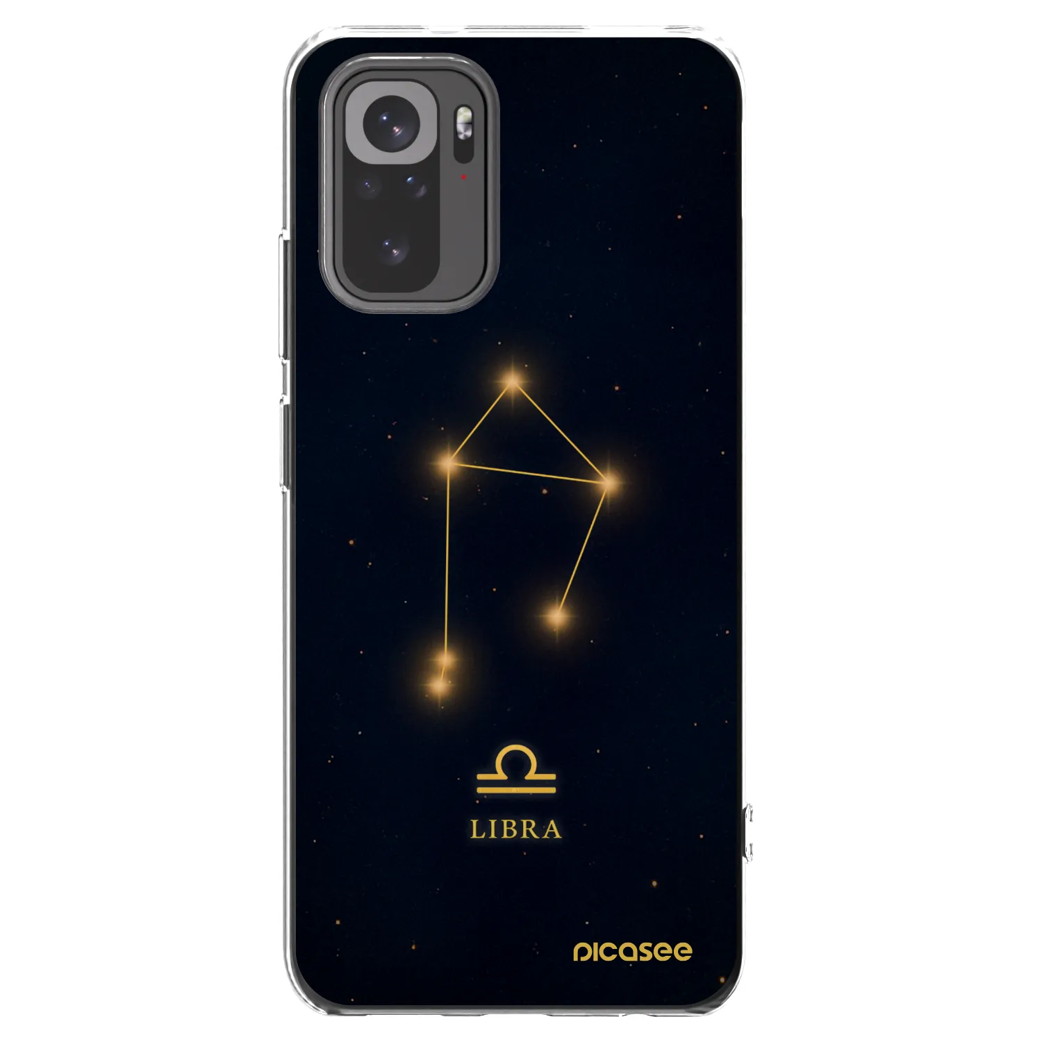 Picasee Xiaomi Redmi Note 10 Hülle - Transparentes Silikon - LIBRA