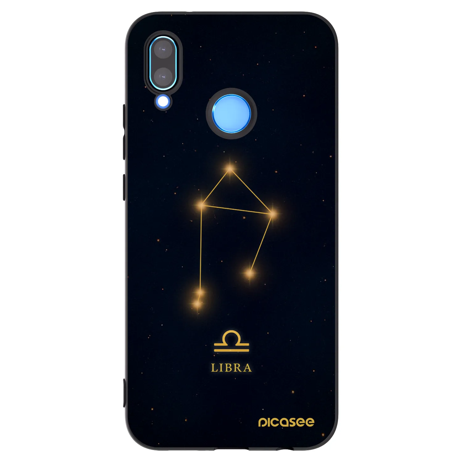 Picasee Huawei P20 Lite Hülle - Schwarzes Silikon - LIBRA