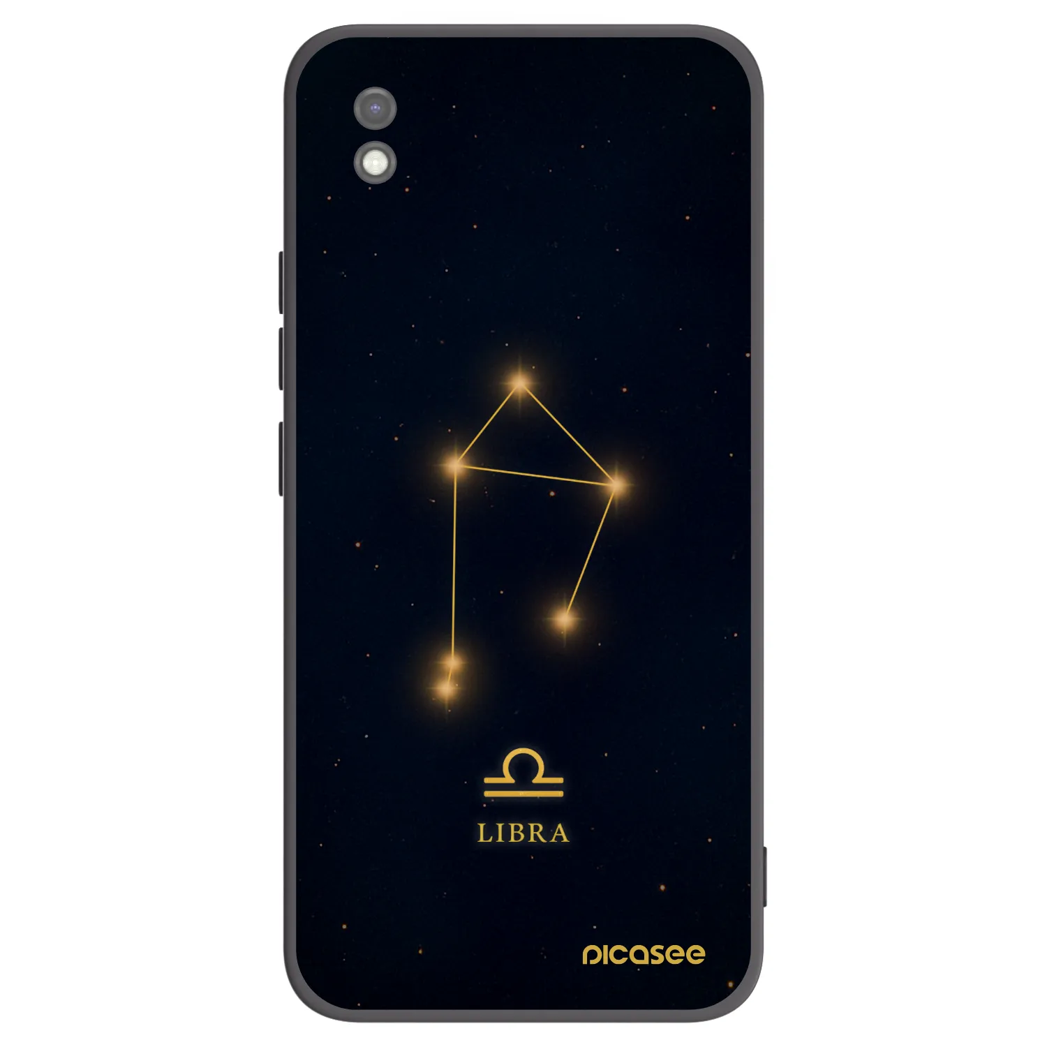 Picasee Xiaomi Redmi 9AT Hülle - Schwarzes Silikon - LIBRA