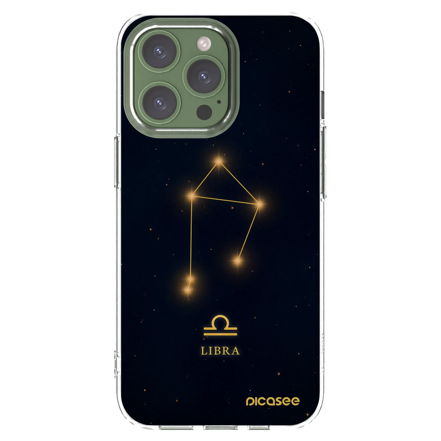 Picasee Apple iPhone 13 Pro Hülle - Transparentes Silikon - LIBRA