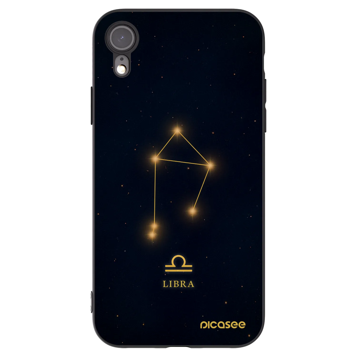 Picasee Apple iPhone 6 Plus/6S Plus Hülle - Schwarzes Silikon - LIBRA