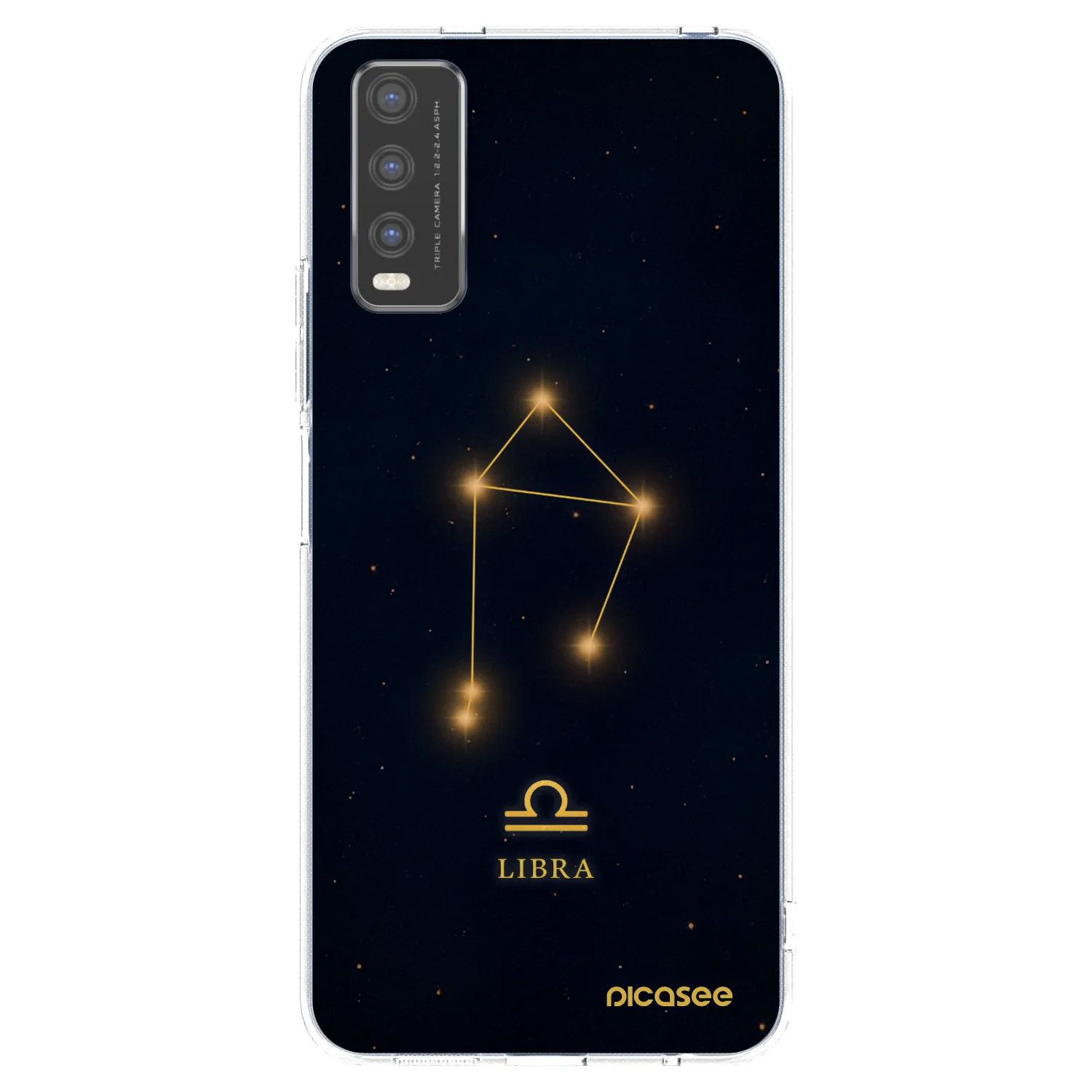 Picasee Vivo Y20s Hülle - Transparentes Silikon - LIBRA