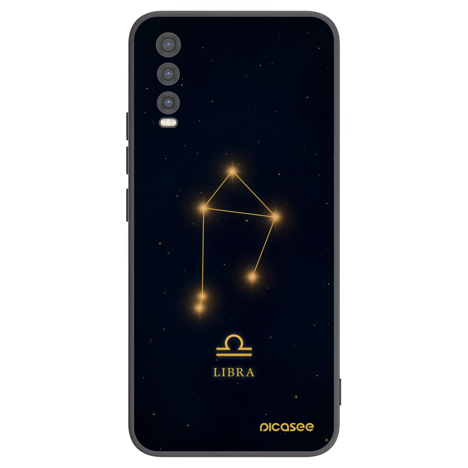 Picasee Vivo Y20s Hülle - Schwarzes Silikon - LIBRA