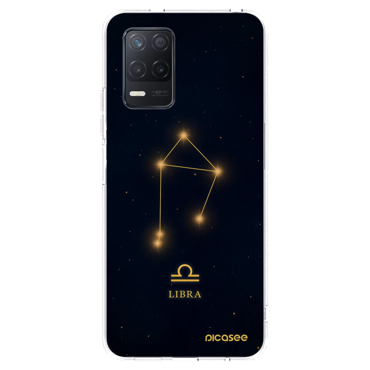 Picasee Realme 8 5G Hülle - Transparentes Silikon - LIBRA