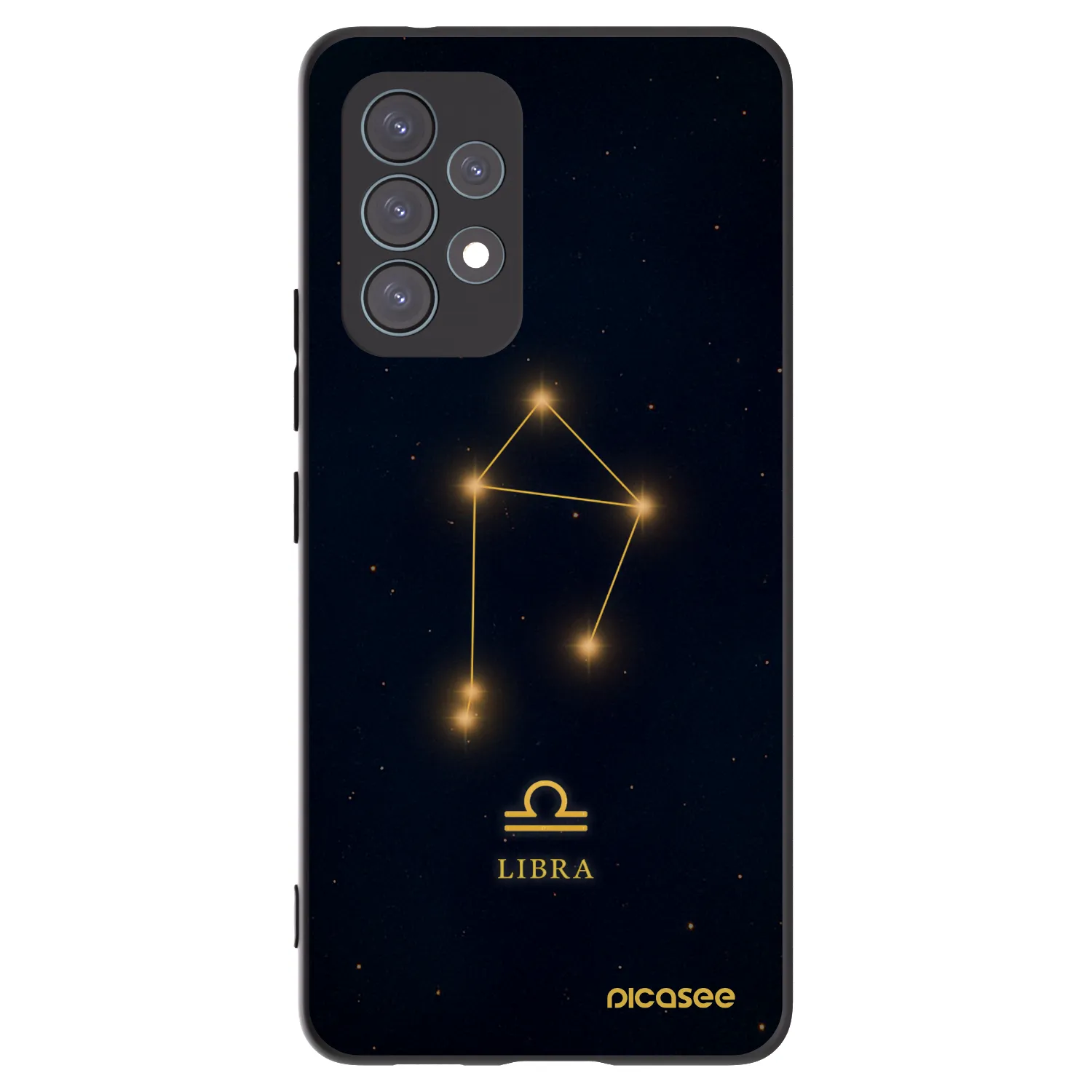 Picasee Samsung Galaxy A53 5G A536 Hülle - Schwarzes Silikon - LIBRA