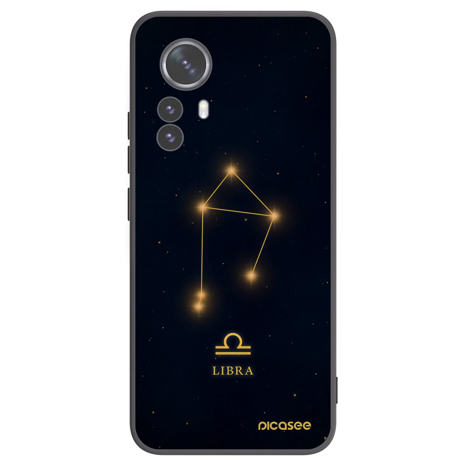 Picasee Xiaomi 12 Pro Hülle - Schwarzes Silikon - LIBRA