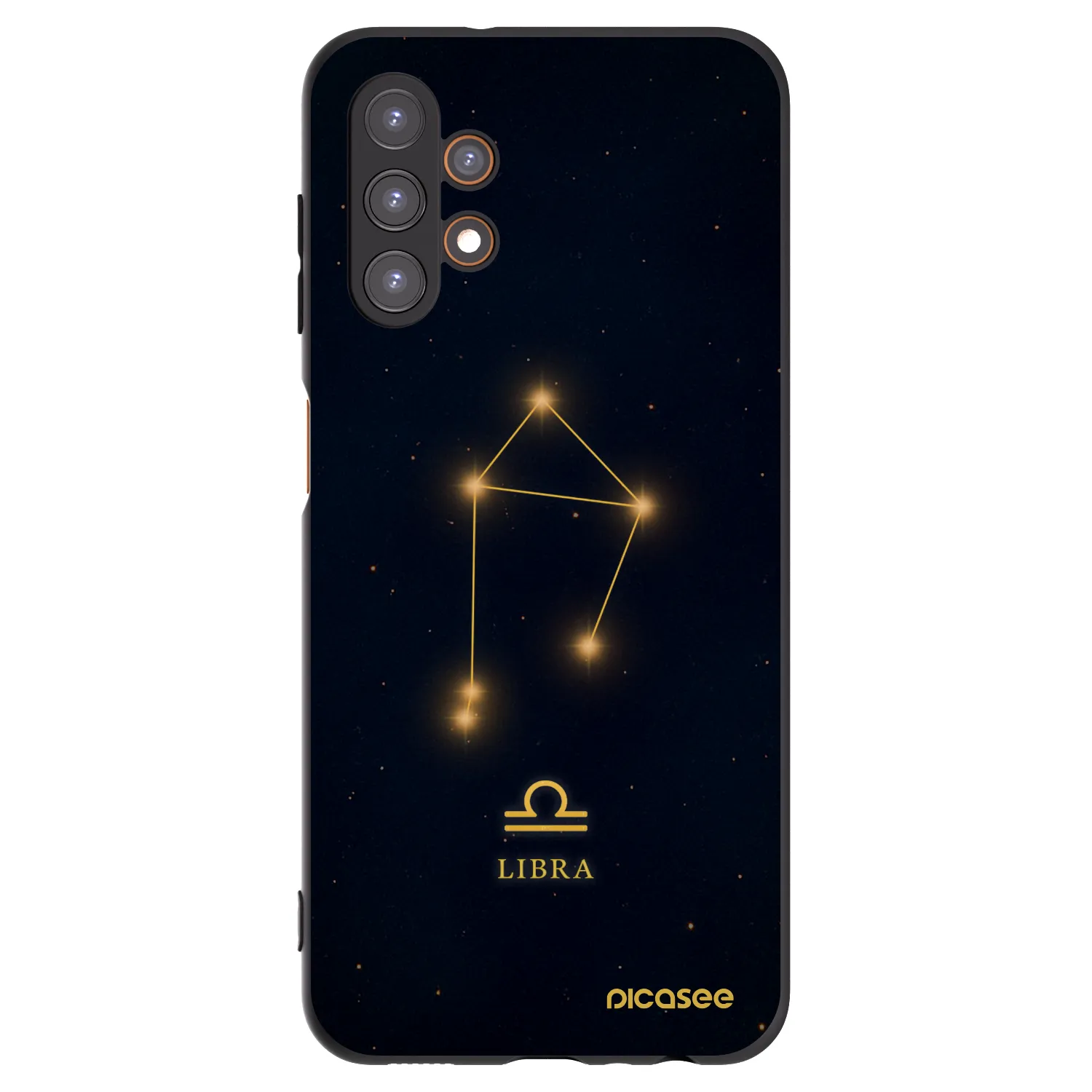 Picasee Samsung Galaxy A13 4G A135 Hülle - Schwarzes Silikon - LIBRA
