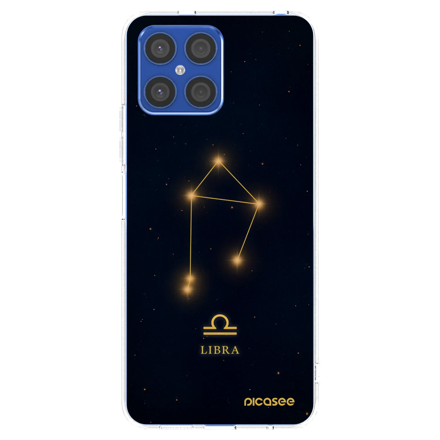 Picasee Honor X8 4G Hülle - Transparentes Silikon - LIBRA