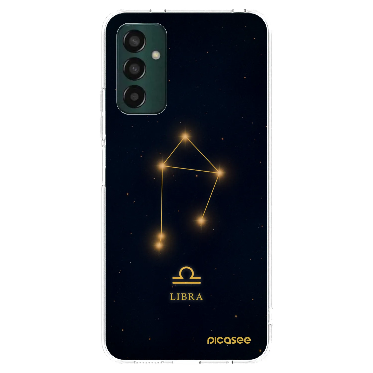 Picasee Samsung Galaxy M13 M135F Hülle - Transparentes Silikon - LIBRA