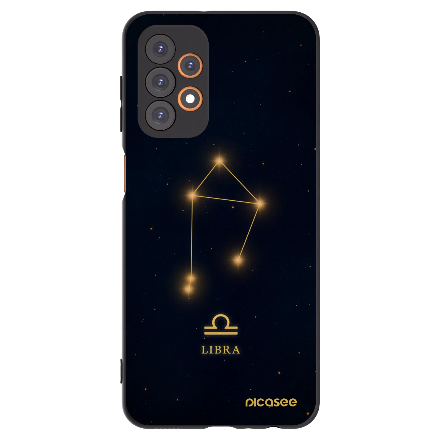 Picasee Samsung Galaxy A23 A235F 4G Hülle - Schwarzes Silikon - LIBRA