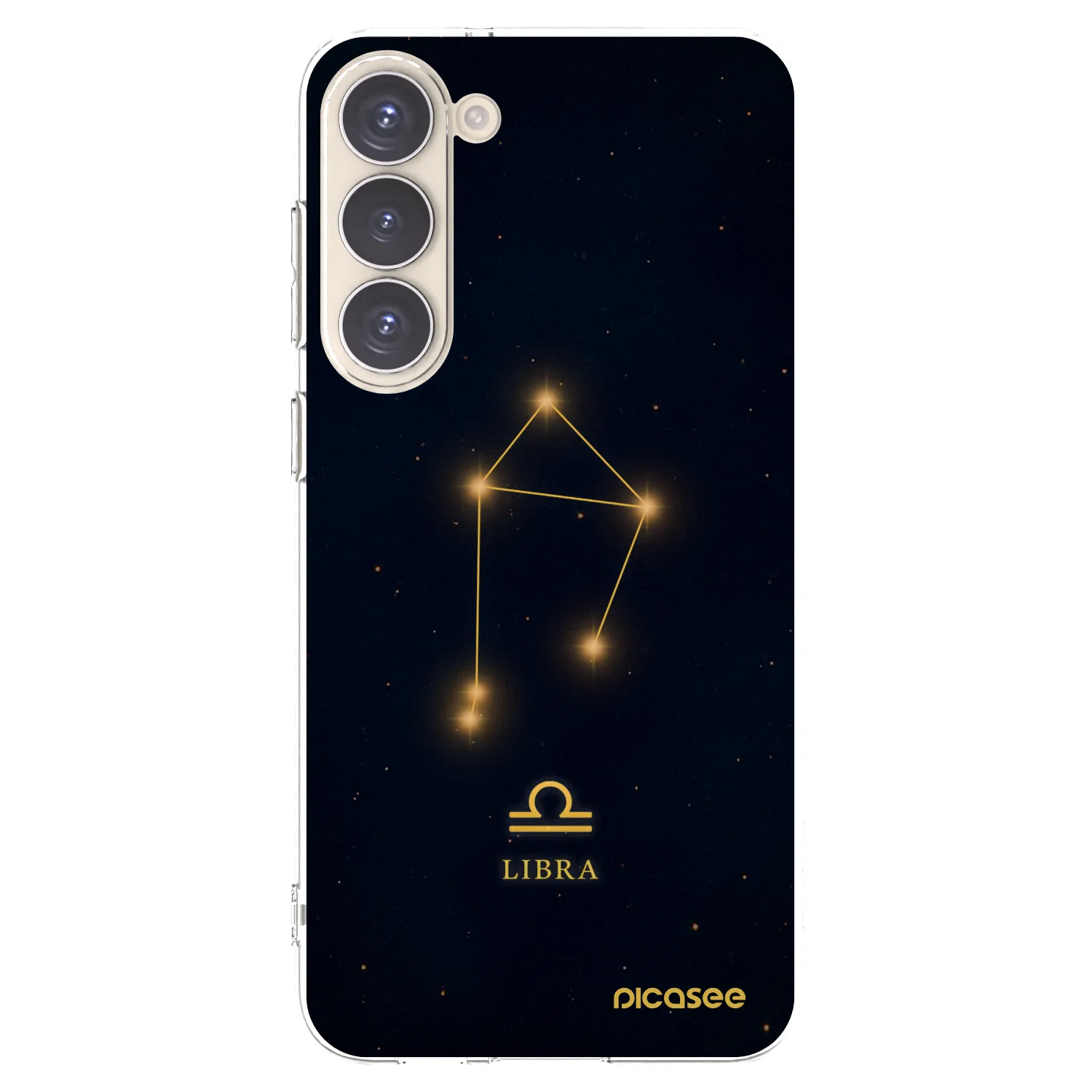 Picasee Samsung Galaxy S23+ 5G Hülle - Transparentes Silikon - LIBRA