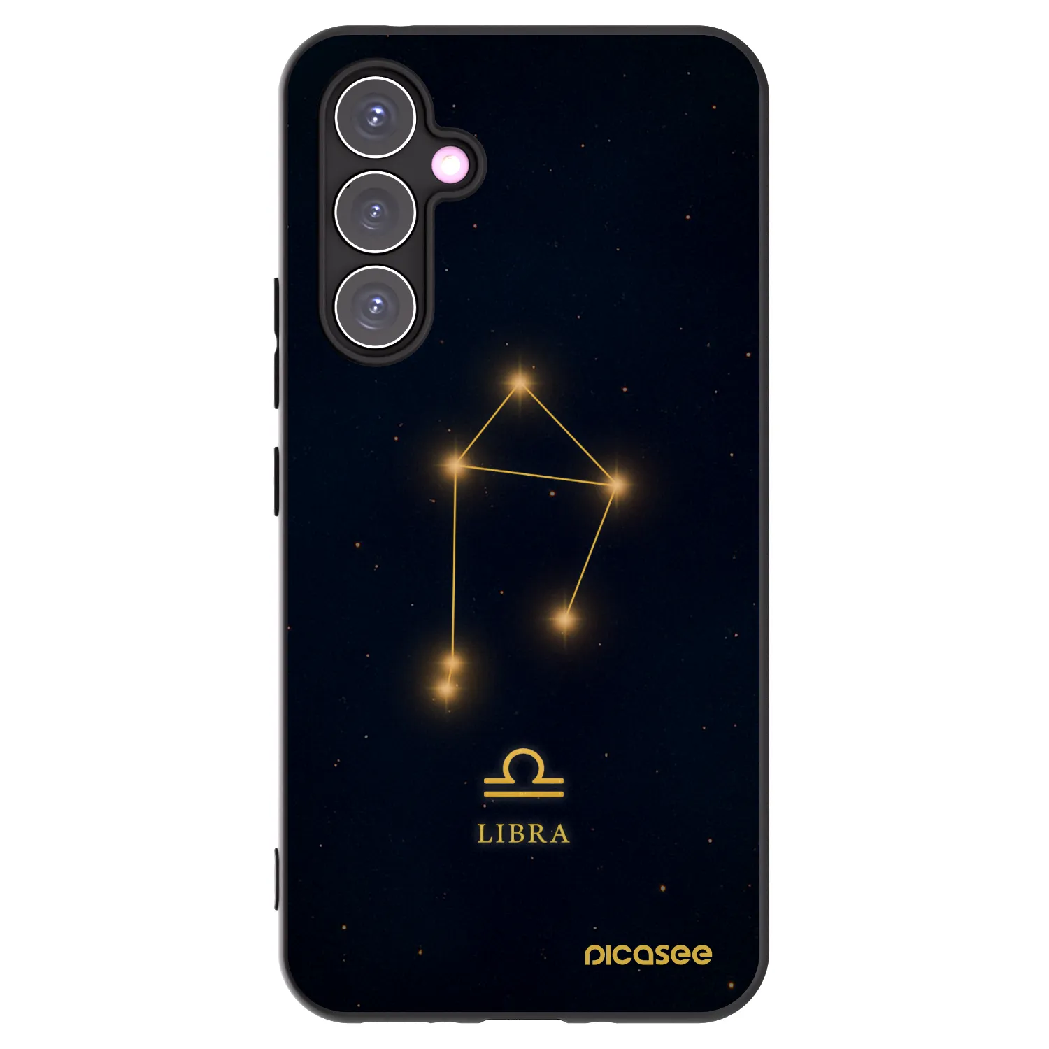 Picasee Samsung Galaxy A54 5G A546B Hülle - Schwarzes Silikon - LIBRA