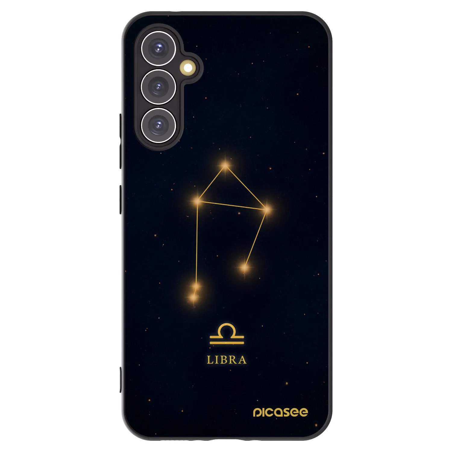 Picasee Samsung Galaxy A34 5G A346B Hülle - Schwarzes Silikon - LIBRA