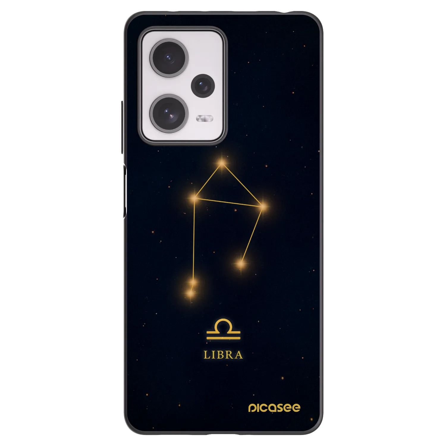 Picasee Xiaomi Redmi Note 12 Pro+ 5G Hülle - Schwarzes Silikon - LIBRA