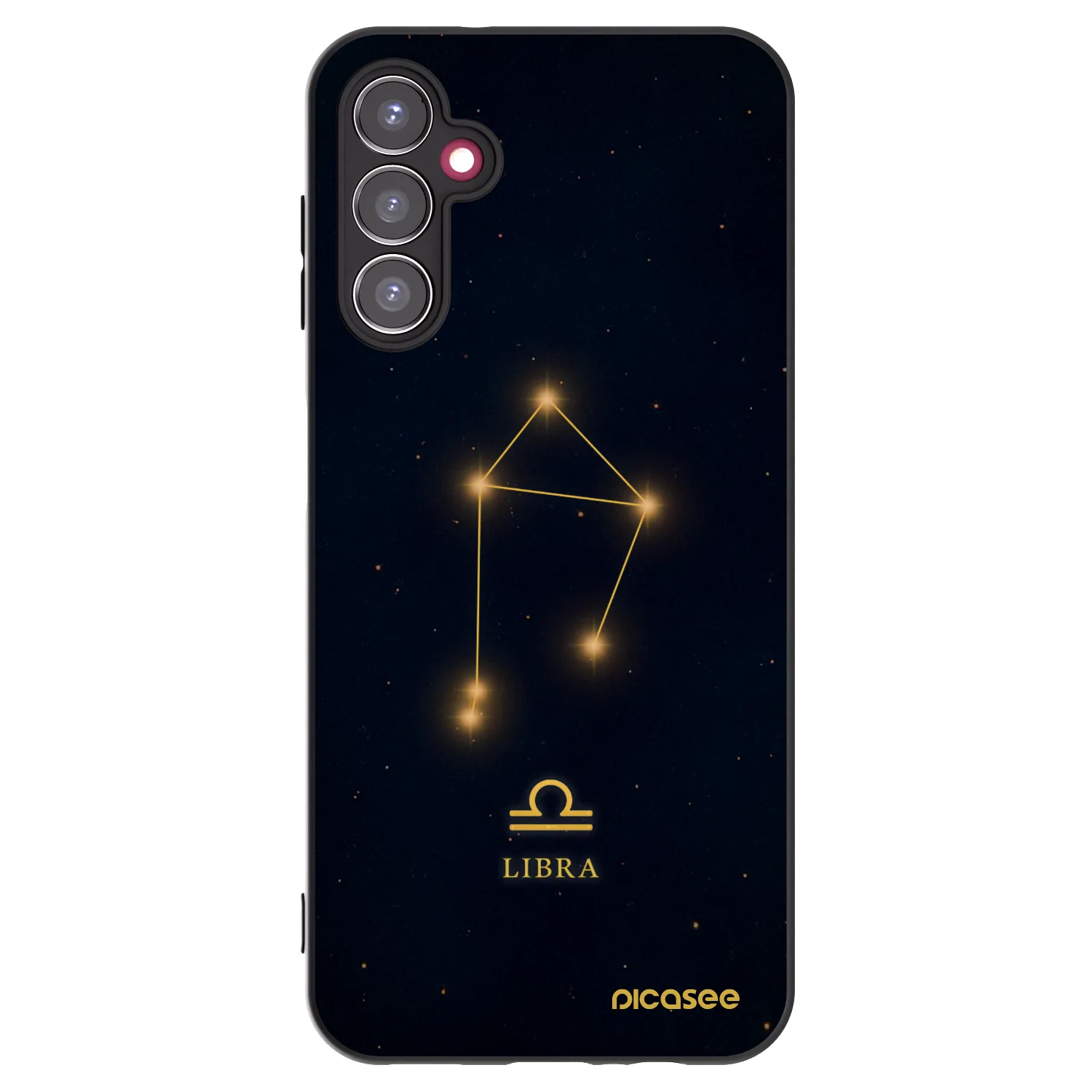 Picasee Samsung Galaxy A14 4G A145R Hülle - Schwarzes Silikon - LIBRA