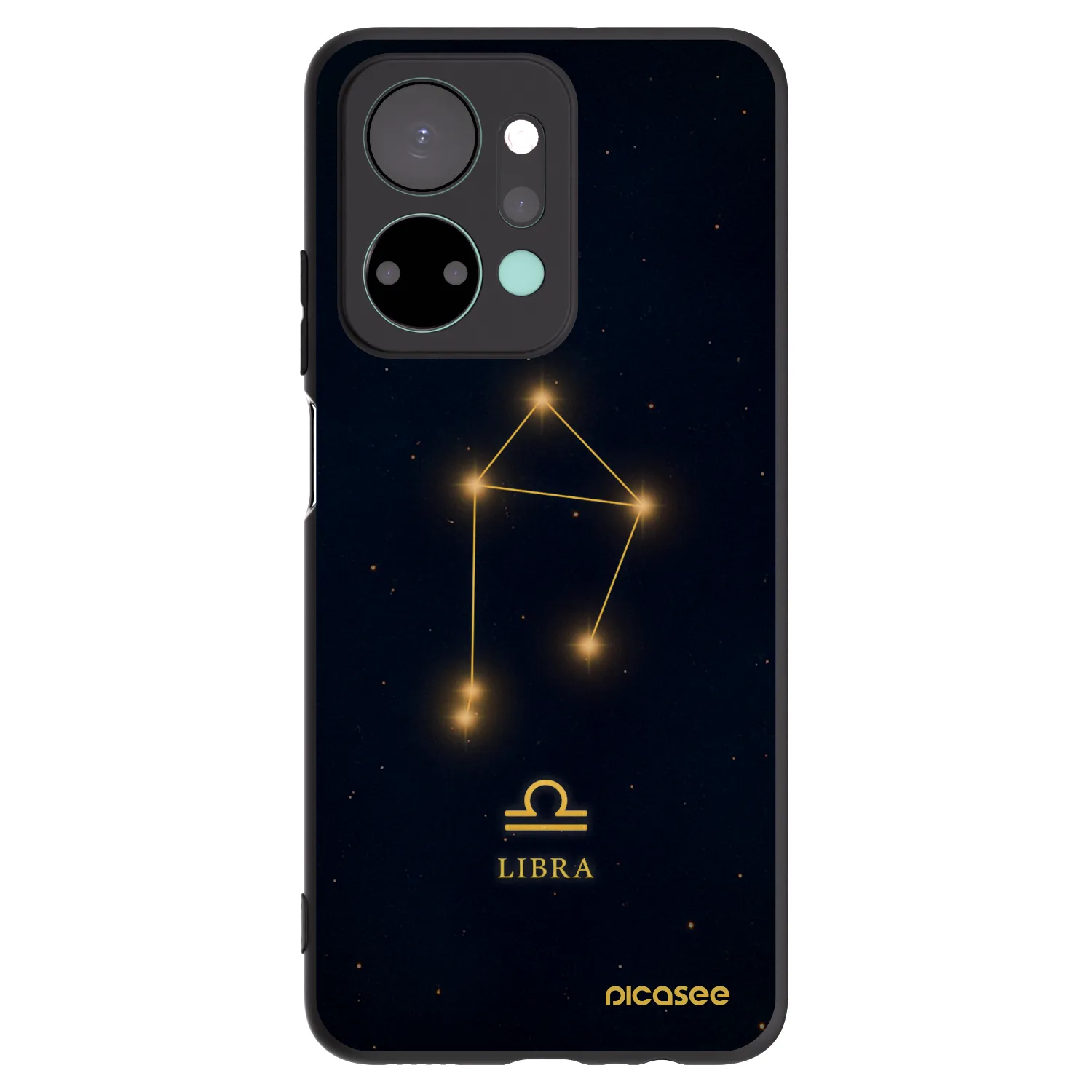 Picasee Honor X7a Hülle - Schwarzes Silikon - LIBRA