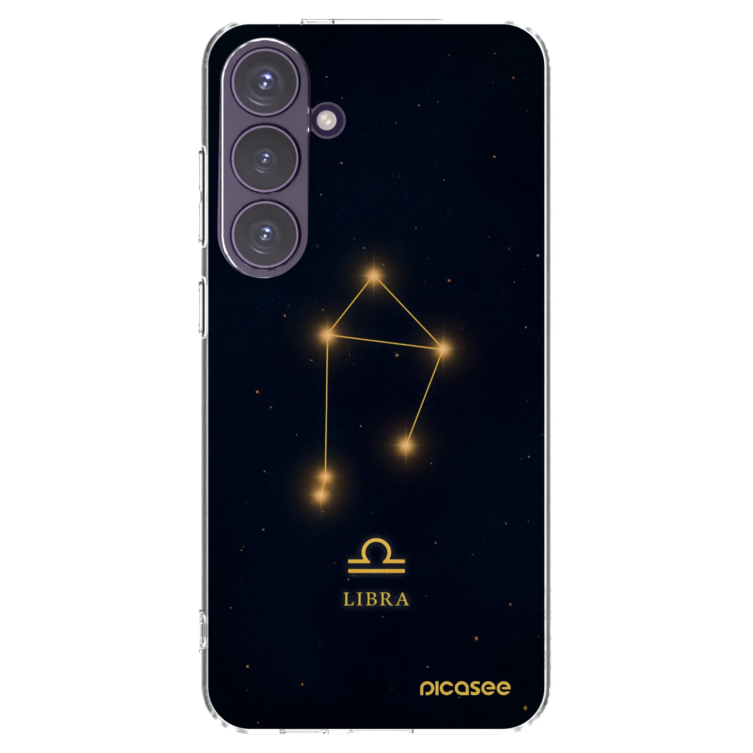Picasee Samsung Galaxy S24+ S926B 5G Hülle - Transparentes Silikon - LIBRA