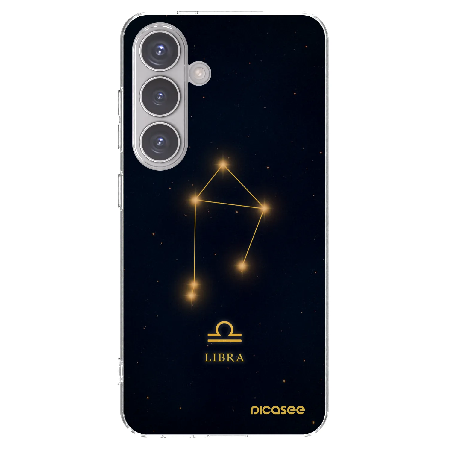 Picasee Samsung Galaxy S24 S921B 5G Hülle - Transparentes Silikon - LIBRA