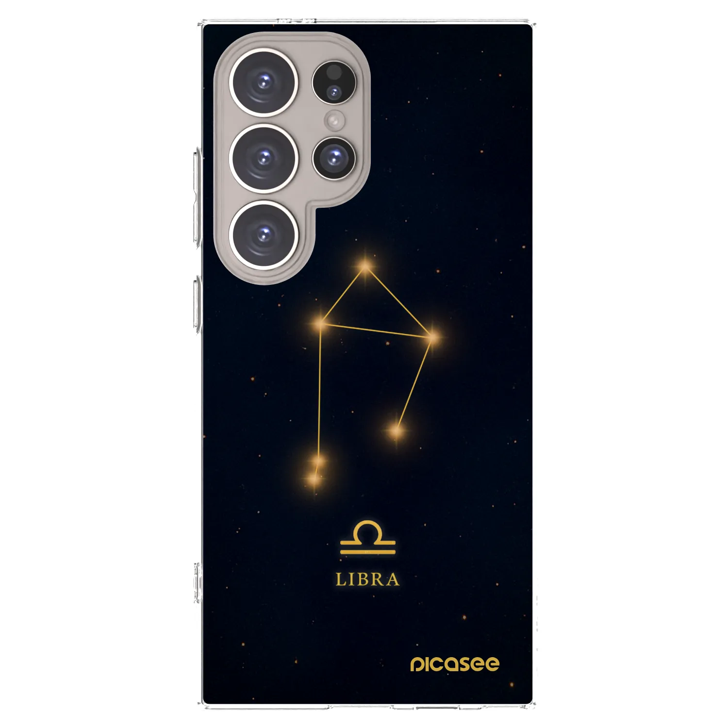 Picasee Samsung Galaxy S24 Ultra S928B 5G Hülle - Transparentes Silikon - LIBRA