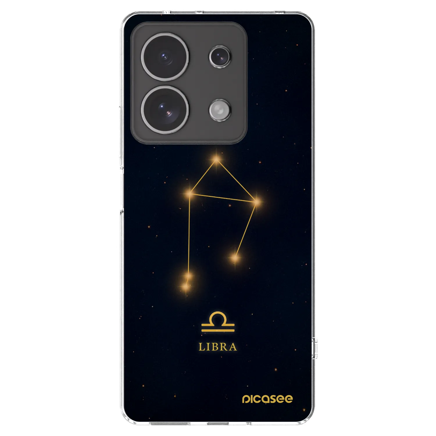Picasee Xiaomi Redmi Note 13 4G Hülle - Transparentes Silikon - LIBRA