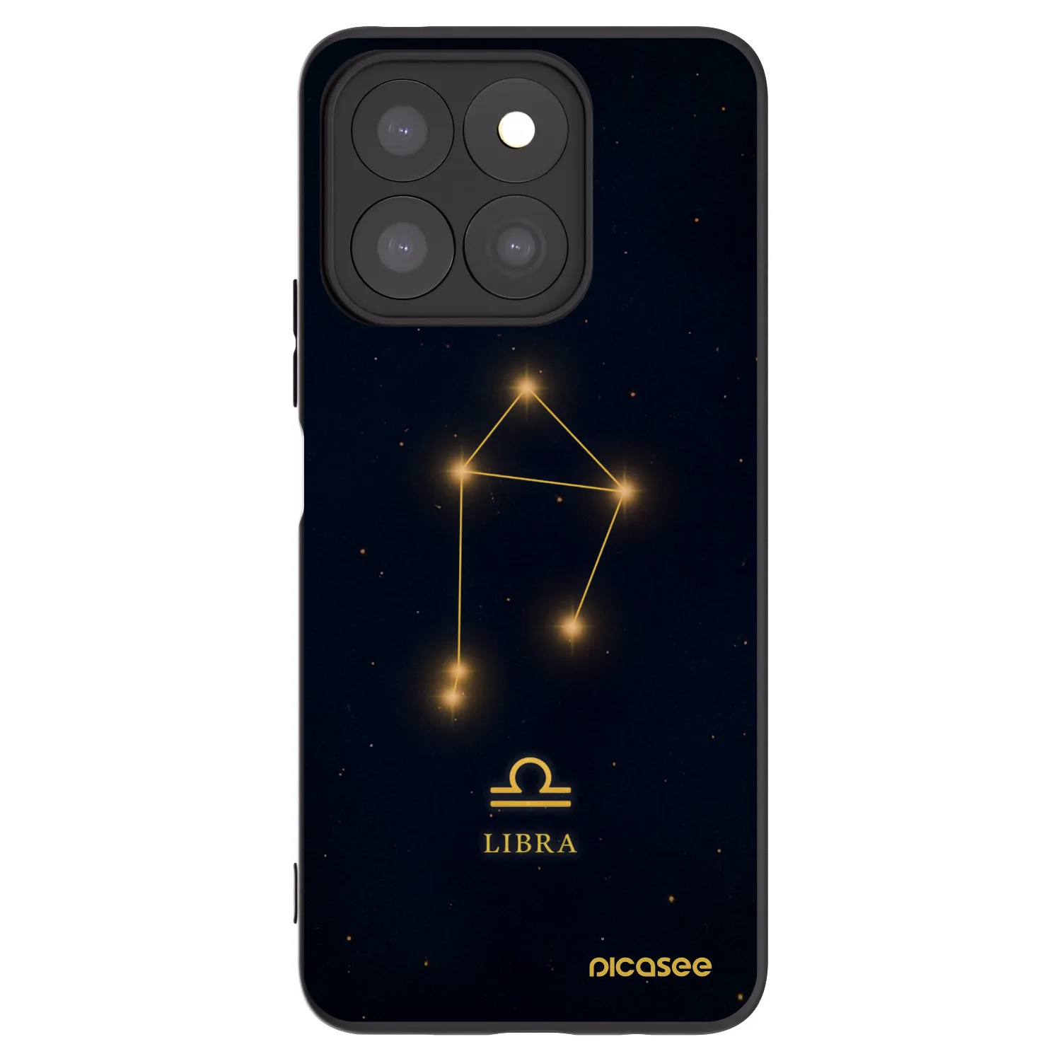 Picasee Honor X8b Hülle - Schwarzes Silikon - LIBRA