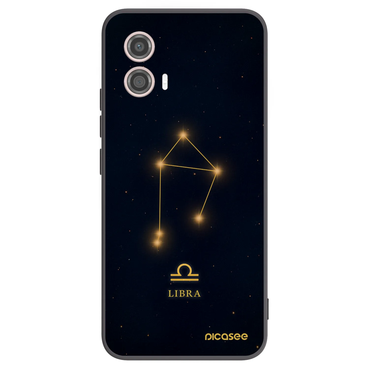 Picasee Motorola Moto G53 5G Hülle - Schwarzes Silikon - LIBRA