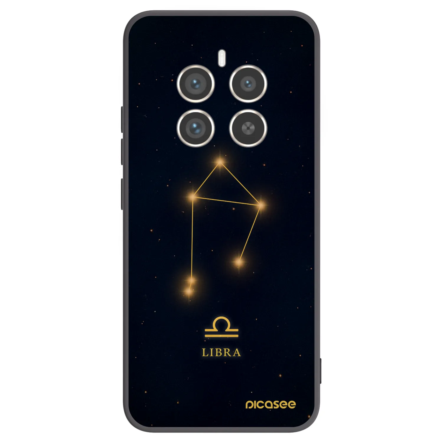 Picasee Realme 12 Pro 5G Hülle - Schwarzes Silikon - LIBRA