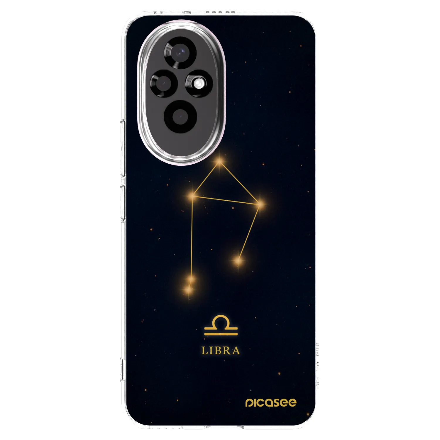 Picasee Honor 200 Pro 5G Hülle - Transparentes Silikon - LIBRA