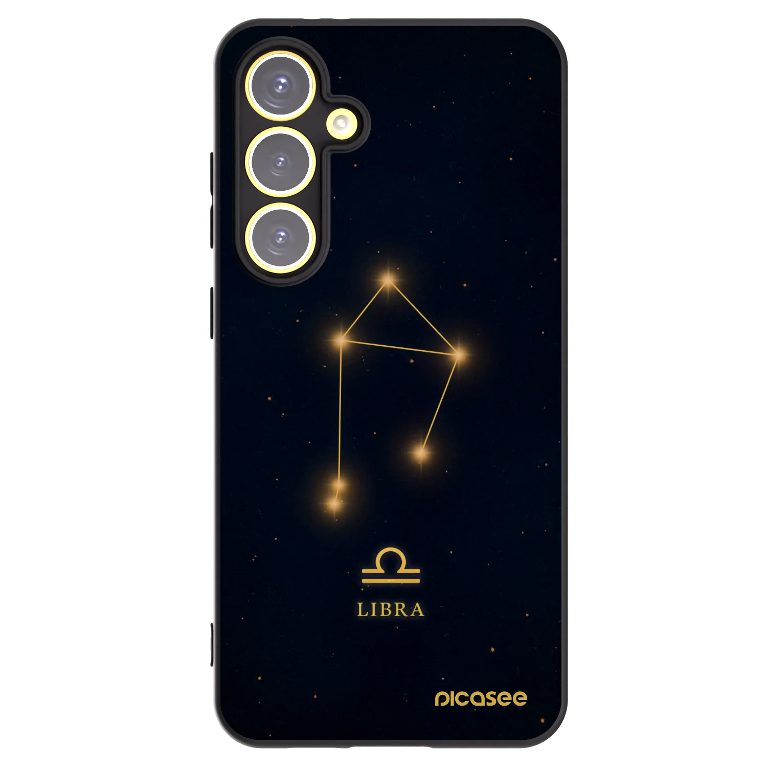 Picasee Samsung Galaxy S24 FE S721B Hülle - Schwarzes Silikon - LIBRA