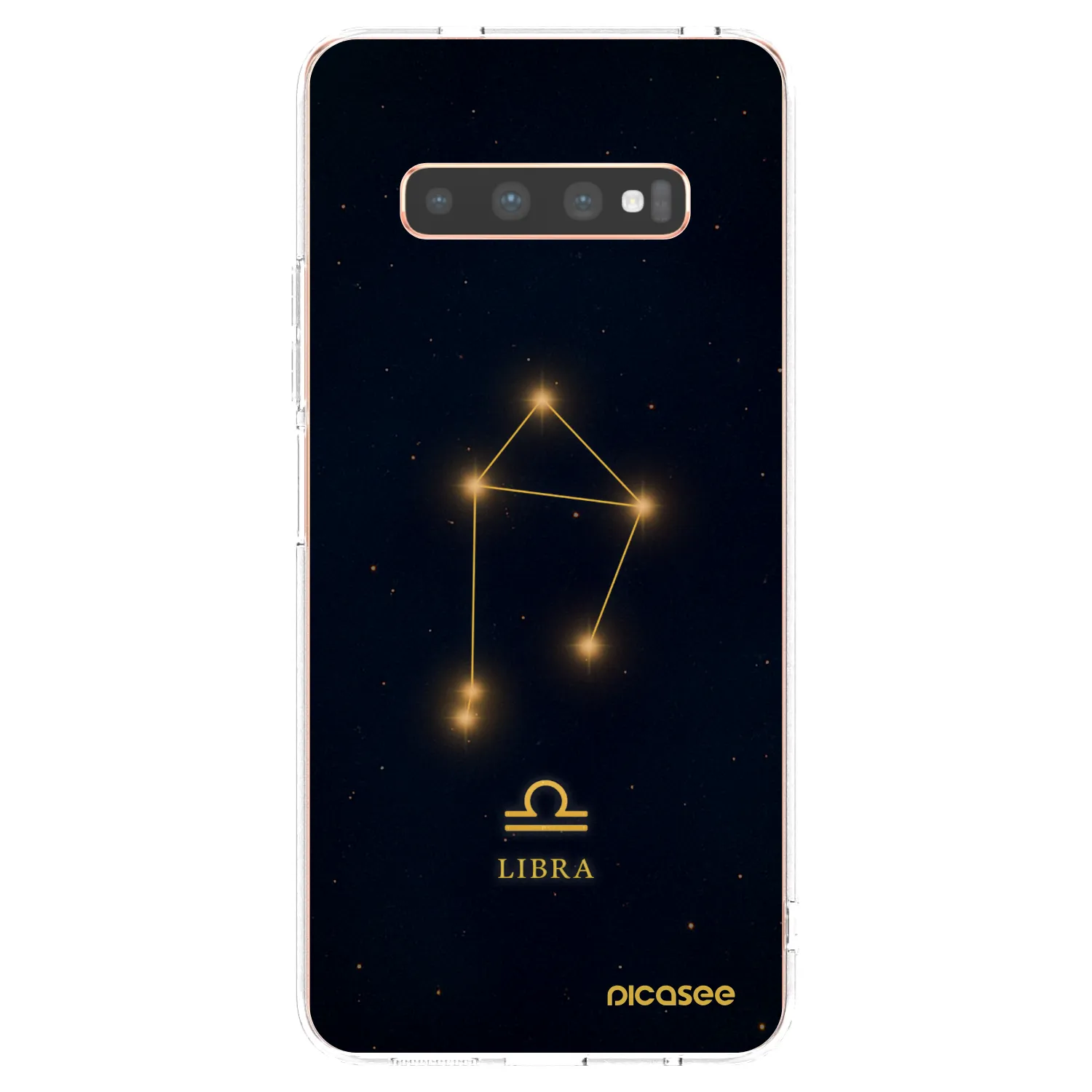 Picasee Samsung Galaxy S10 Plus G975 Hülle - Transparentes Silikon - LIBRA