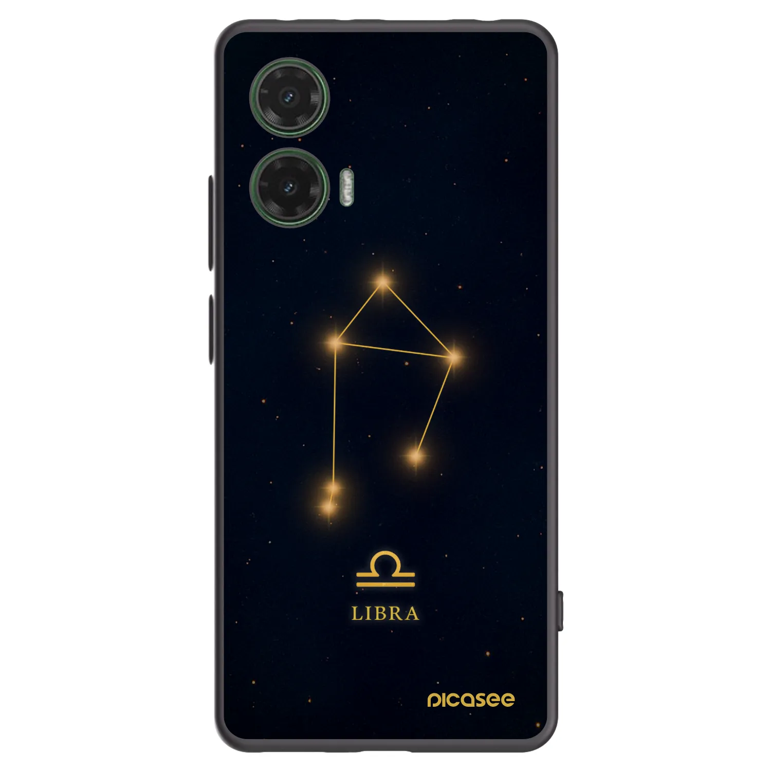 Picasee Motorola Moto G35 5G Hülle - Schwarzes Silikon - LIBRA