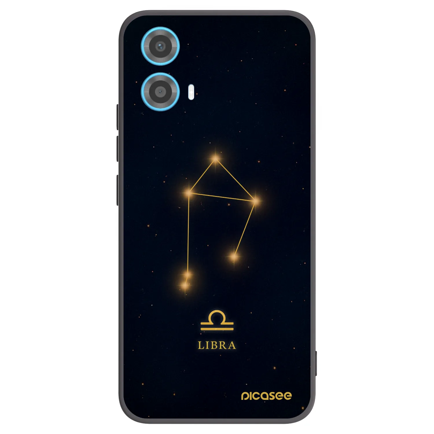 Picasee Motorola Moto G34 5G Hülle - Schwarzes Silikon - LIBRA