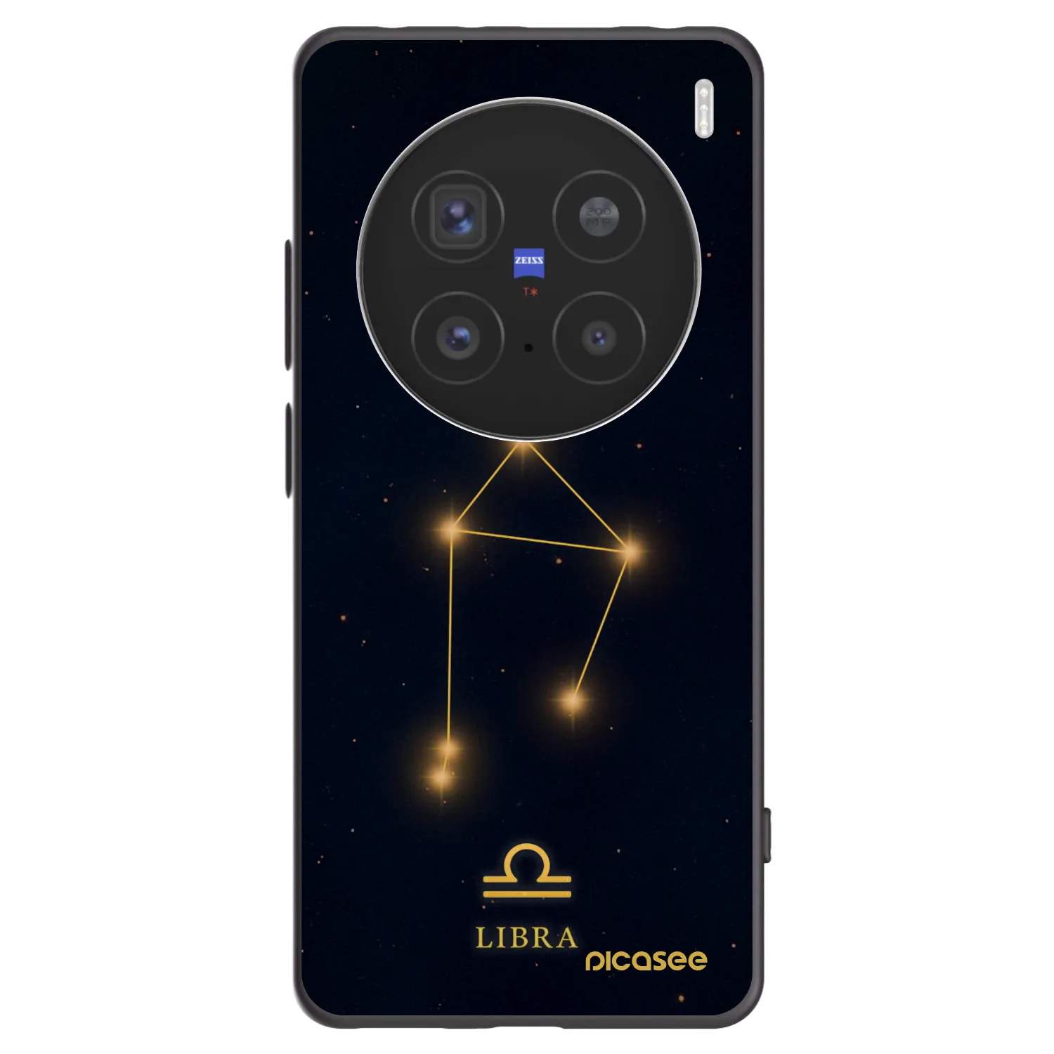 Picasee Vivo X200 Pro Hülle - Schwarzes Silikon - LIBRA