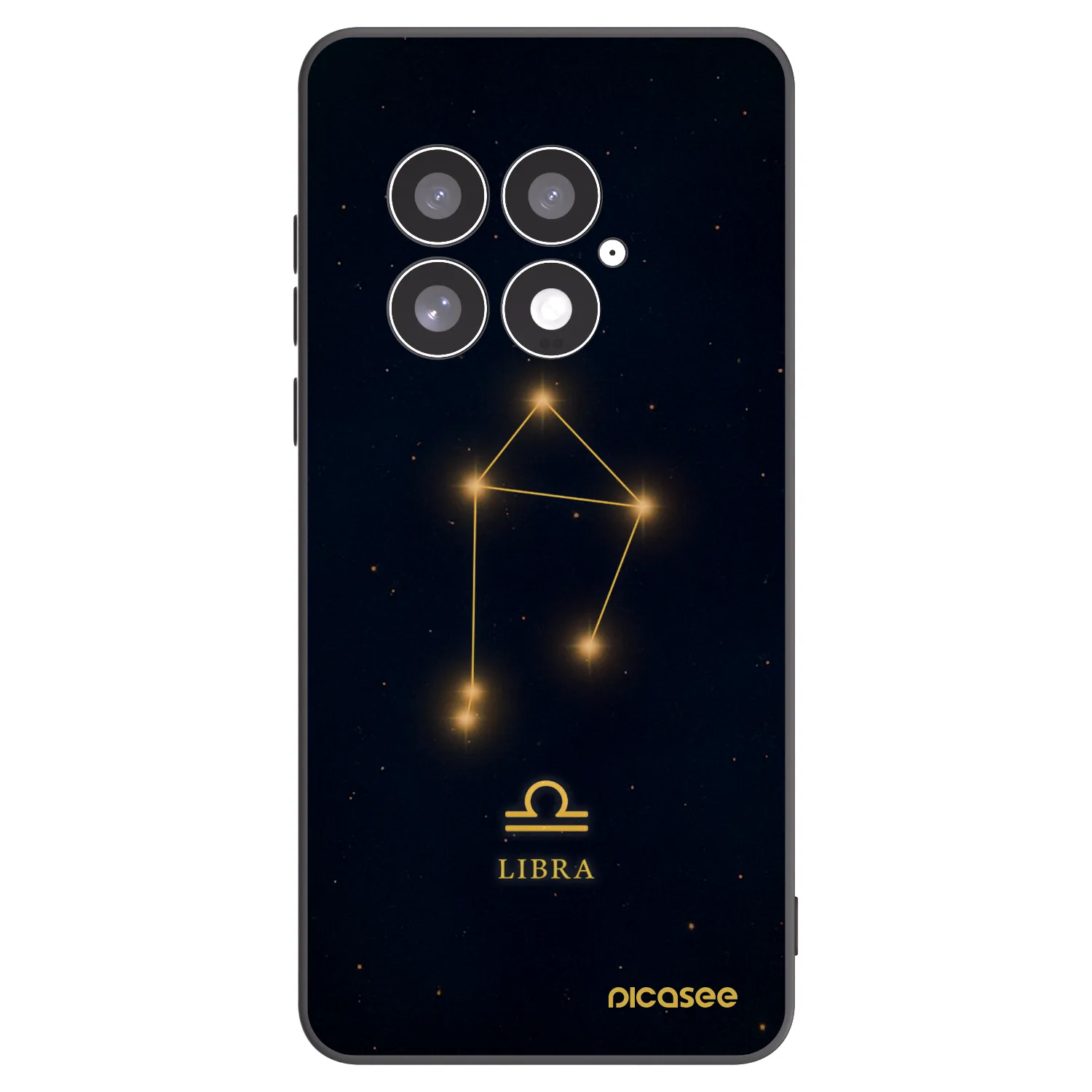 Picasee OnePlus 13 5G Hülle - Schwarzes Silikon - LIBRA