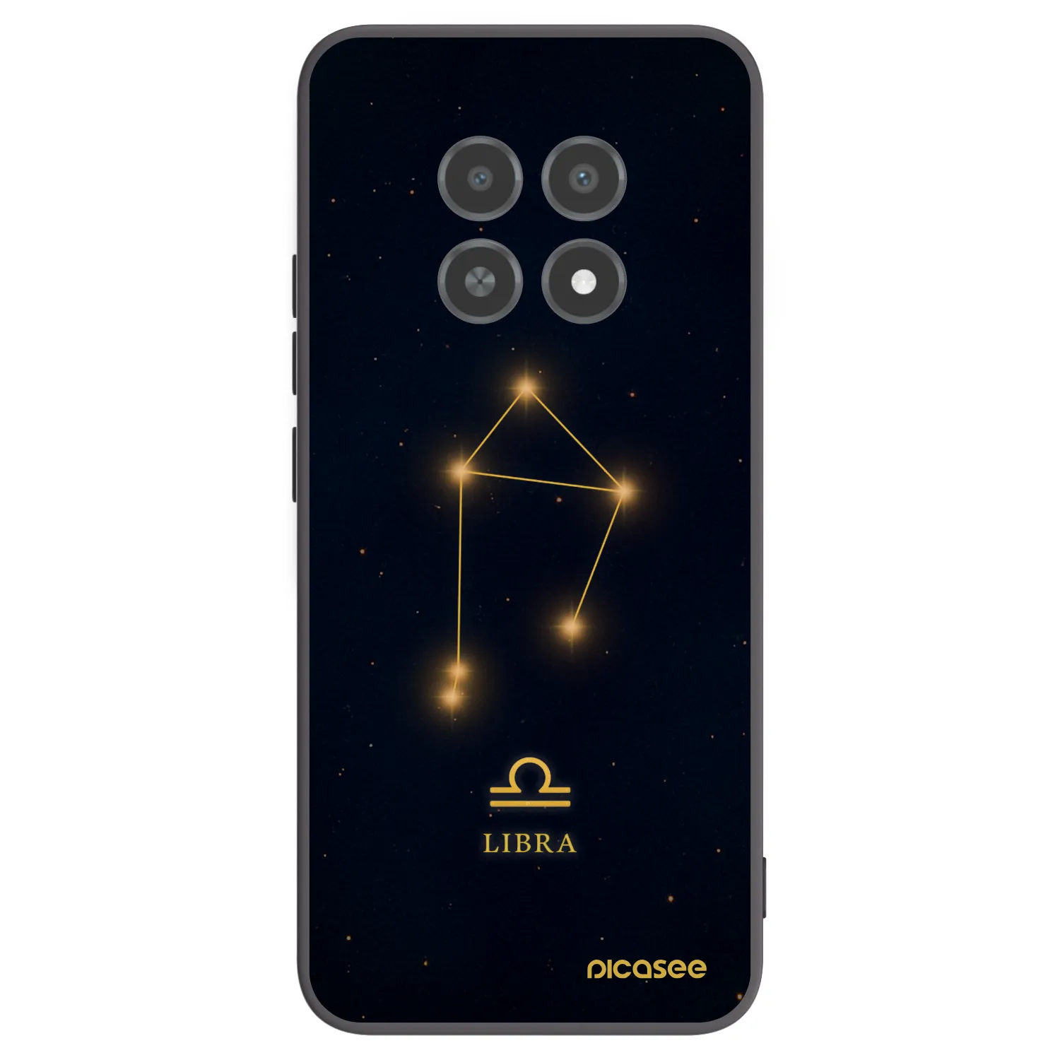 Picasee Realme 12X Hülle - Schwarzes Silikon - LIBRA