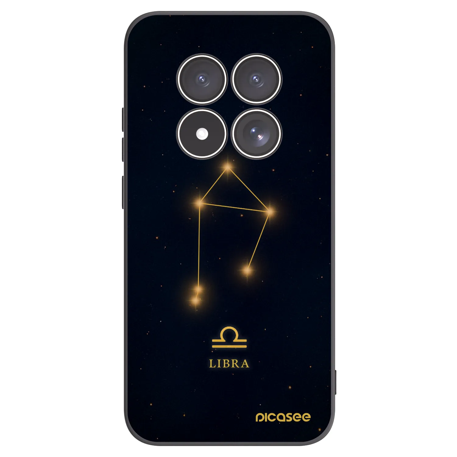 Picasee Xiaomi Redmi Note 15 Pro 4G Hülle - Schwarzes Silikon - LIBRA