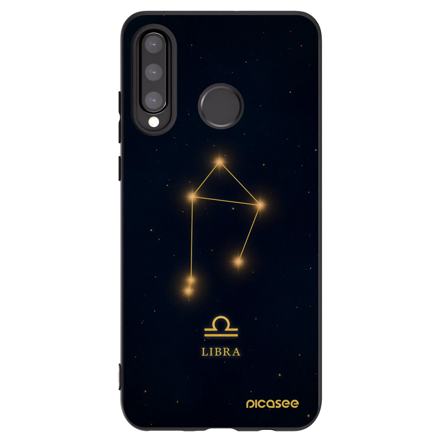 Picasee Huawei P30 Lite Hülle - Schwarzes Silikon - LIBRA