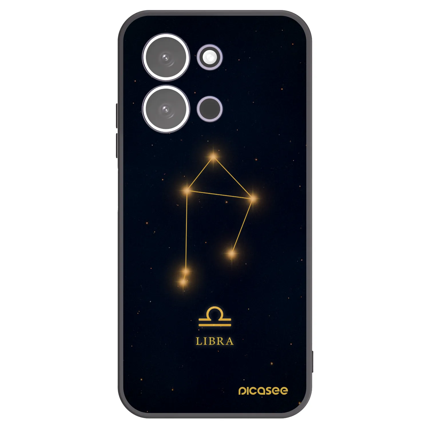 Picasee Xiaomi Redmi 15C 5G Hülle - Schwarzes Silikon - LIBRA
