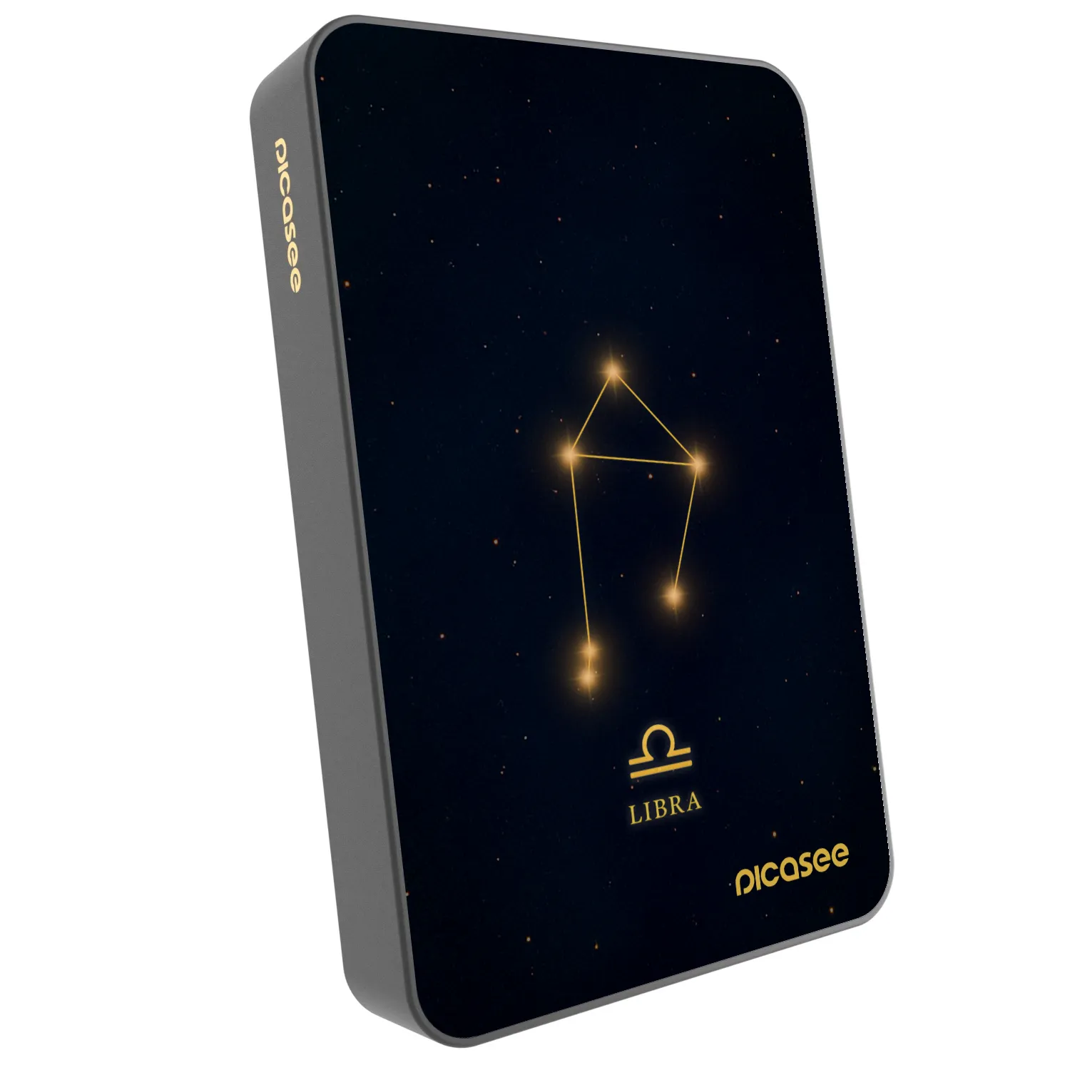 Picasee Powerbank mit MagSafe 10 000 mAh Grau - LIBRA