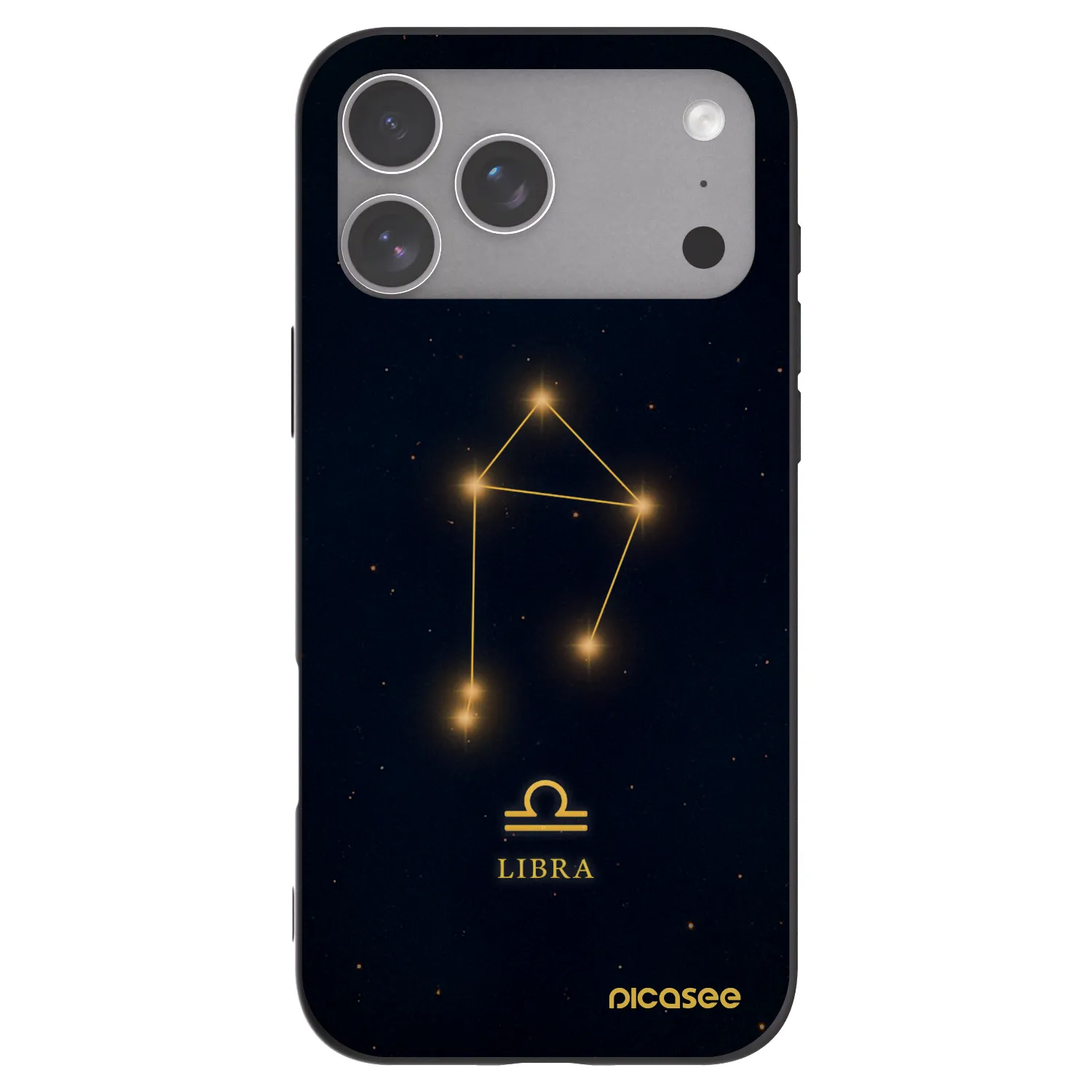 Picasee Apple iPhone 18 Pro Max Hülle - Schwarzes Silikon - LIBRA