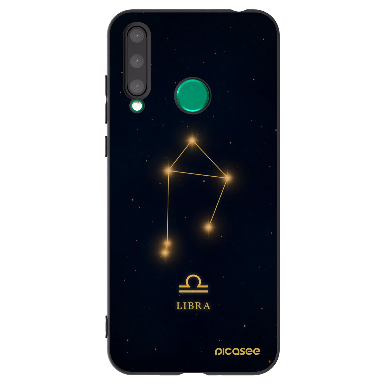 Picasee Honor 20 Lite Hülle - Schwarzes Silikon - LIBRA
