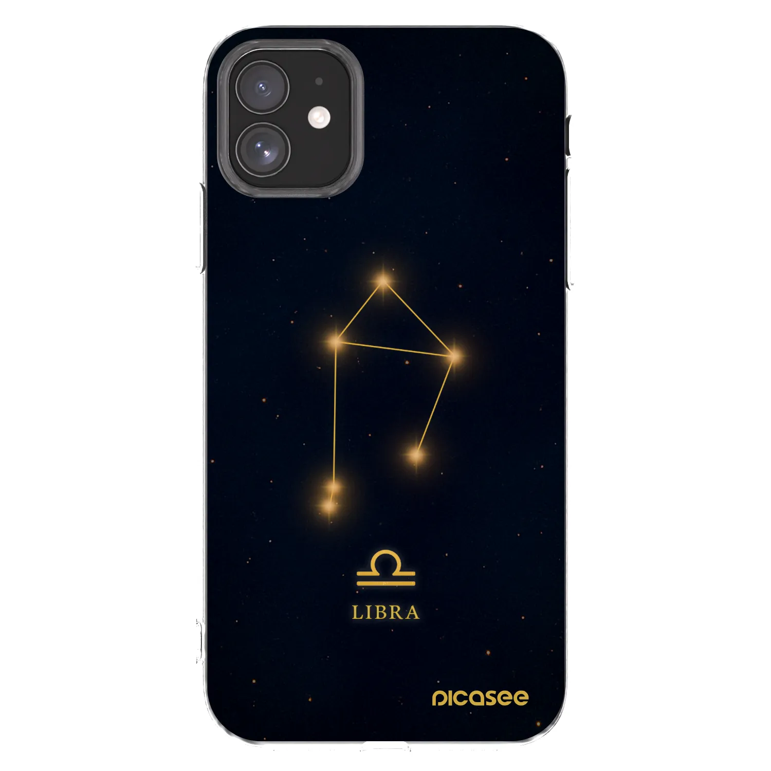 Picasee Apple iPhone 11 Hülle - Transparentes Silikon - LIBRA