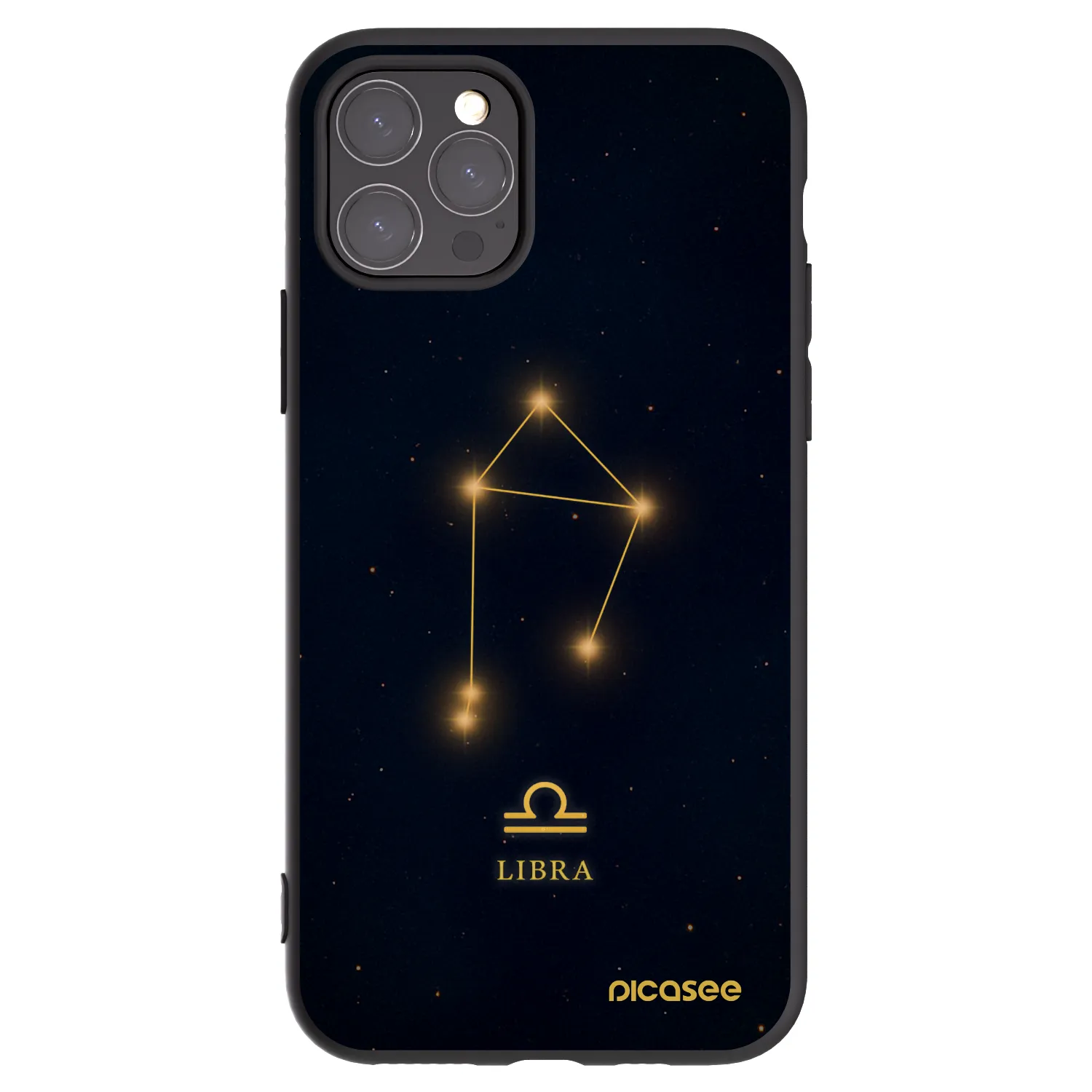 Picasee Apple iPhone 11 Pro Hülle - Schwarzes Silikon - LIBRA