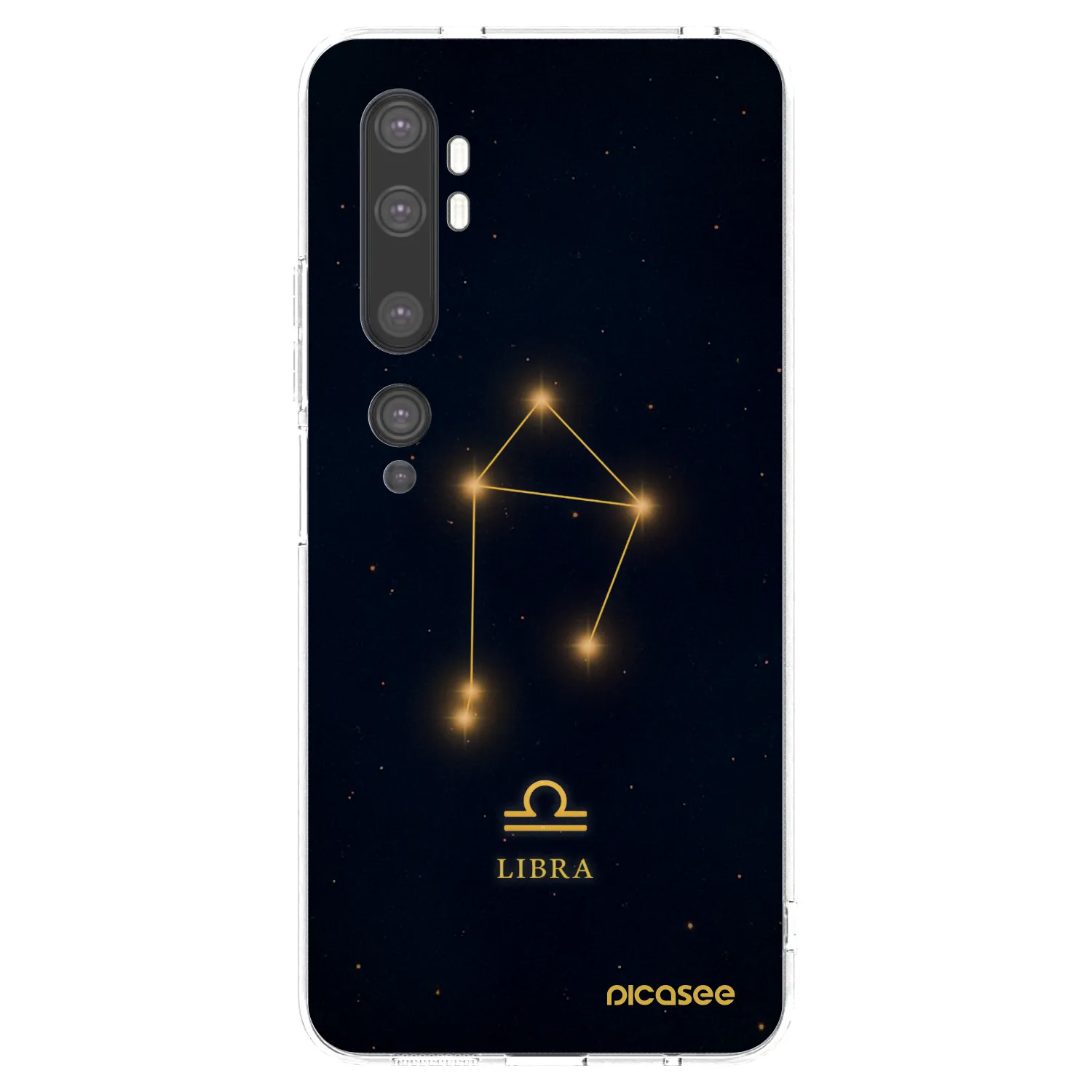 Picasee Xiaomi Mi Note 10 (Pro) Hülle - Transparentes Silikon - LIBRA