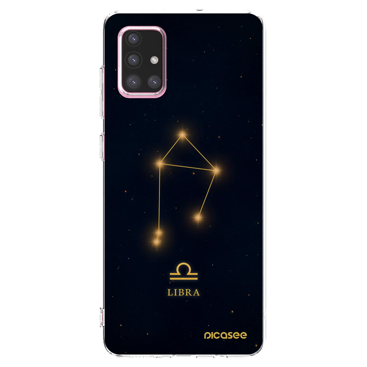 Picasee Samsung Galaxy A71 A715F Hülle - Transparentes Silikon - LIBRA